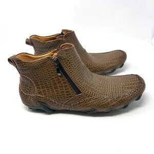 NEW Mens Faux Leather Fashion Boots